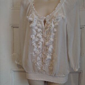 Abercrombie and fitch blouse SZ large